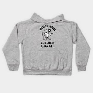 Worst Rugby Armchair Coach 2 Kids Hoodie